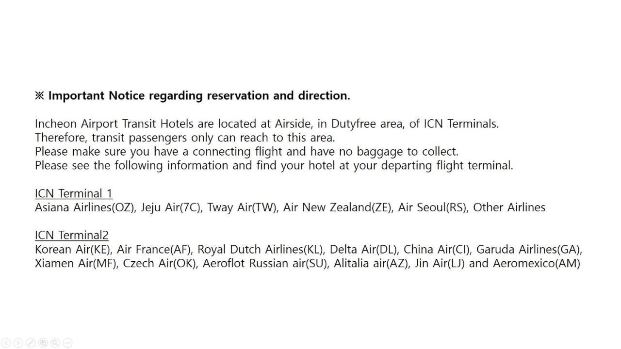 Terminal 2 Transit Hotel Incheon Airport Экстерьер фото